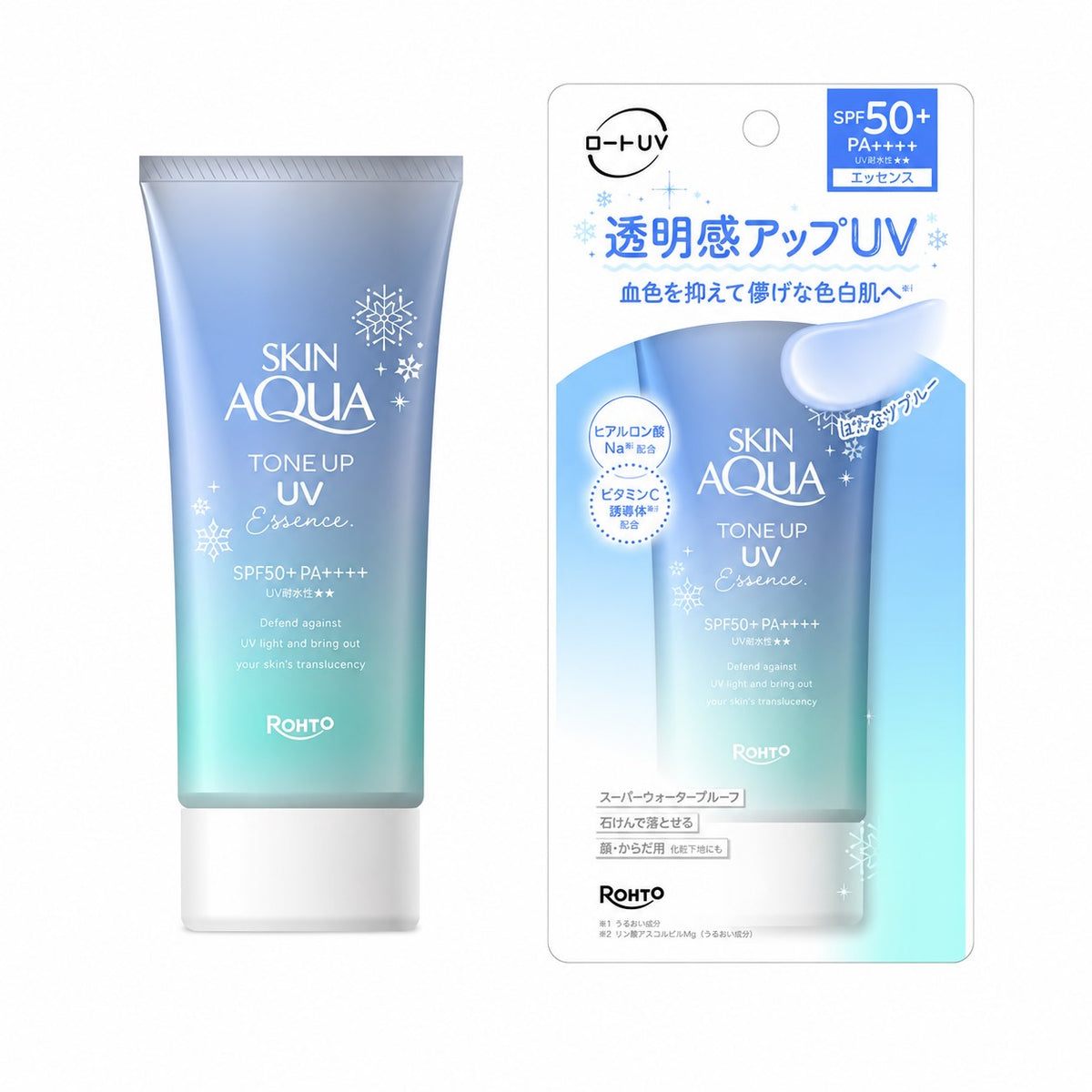 ROHTO Skin Aqua Tone Up SPF50 80g – Blue