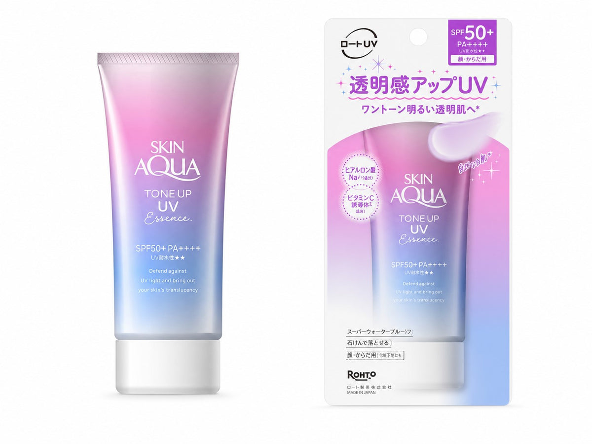 ROHTO Skin Aqua Tone Up SPF50 80g – Lavender