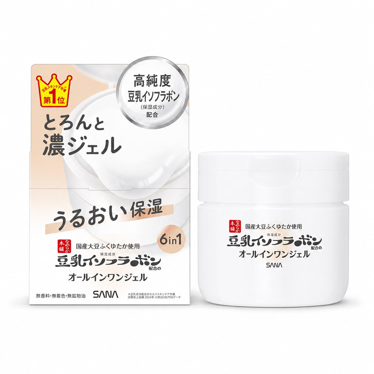 SANA Soy Milk Gel Hidratante 6en1 - 100g